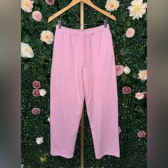 SKIMS Cotton Fleece Classic Straight Leg Pant in Halite - Picture 5 of 8